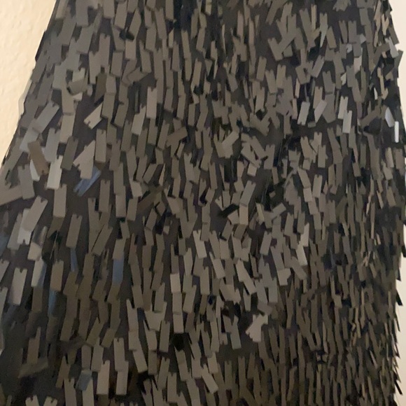 BCBG Black Sequin Cocktail Dress - Picture 3 of 6